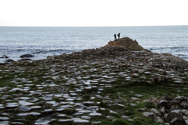 Giant's Causeway hexagonal basalt columns, Northern Ireland